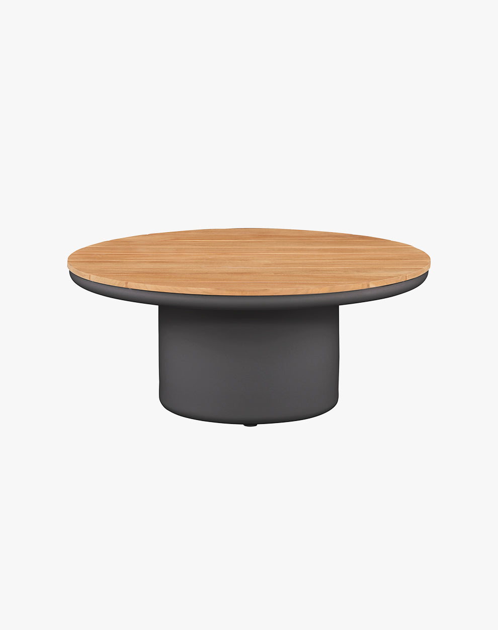 Mesa de Centro Diamante Redonda Charcoal 90x37 Teka