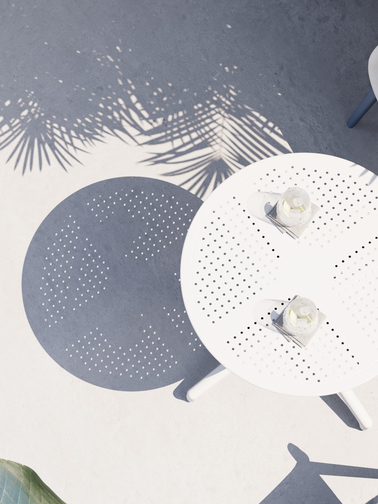 Mesa Lateral Moon Blanca