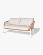 Sillón Bari Blanco 2 Plazas