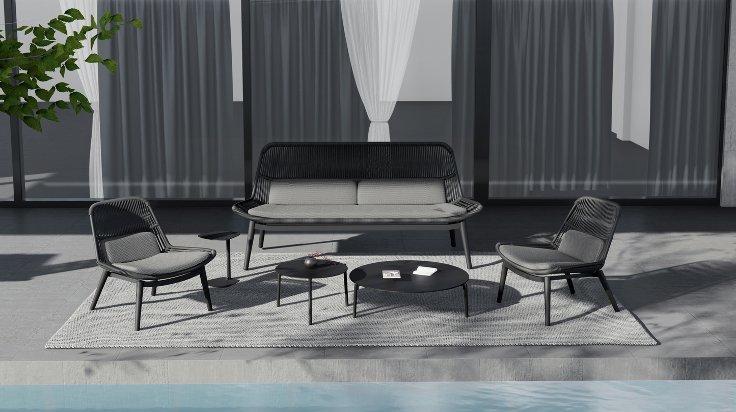 Sillón Como Charcoal Individual