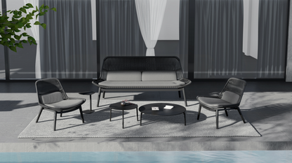 Sillón Como Charcoal Individual