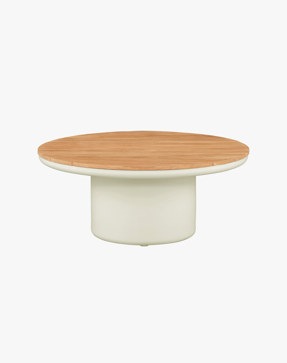 Mesa de Centro Diamante Redonda Beige 90x37 Teka