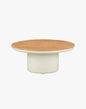 Mesa de Centro Diamante Redonda Beige 90x37 Teka