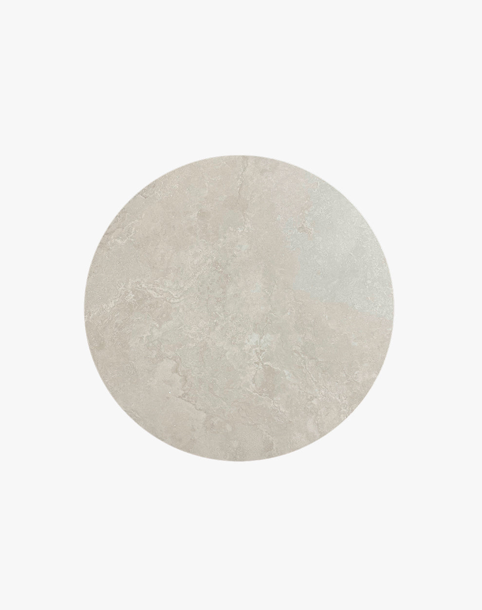 Mesa de Centro Diamante Redonda Beige 80x32 Timber ice