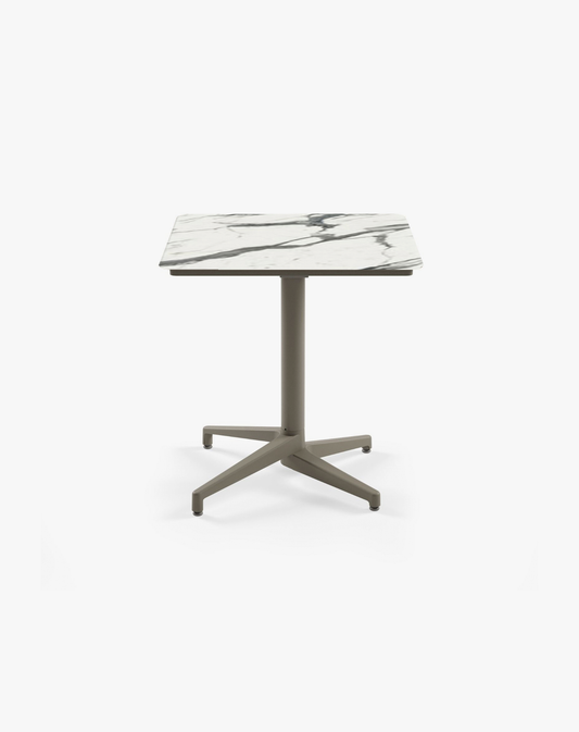 Comedor Moon Beige Superficie HPL Mármol