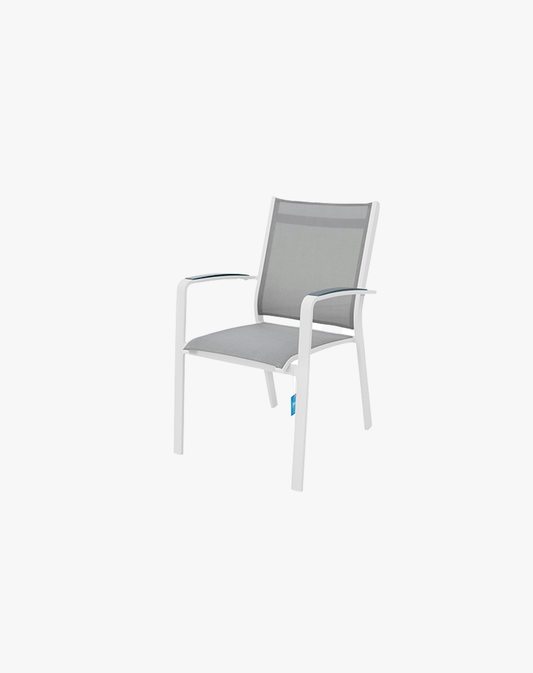 Silla Cosmo Blanca/Gris