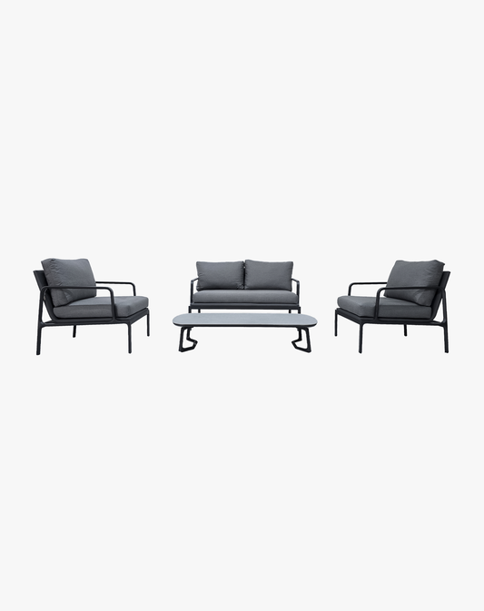 -30% Sala Río Charcoal 3 Plazas con Mesa de Centro