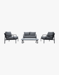 -30% Sala Río Charcoal 3 Plazas con Mesa de Centro